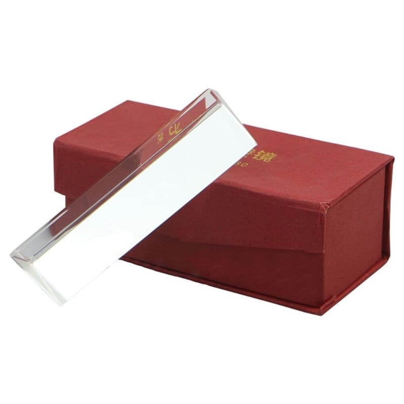 Optical Prism Glass Triangular Triple Prism For School Spectrum Angle Reflecting