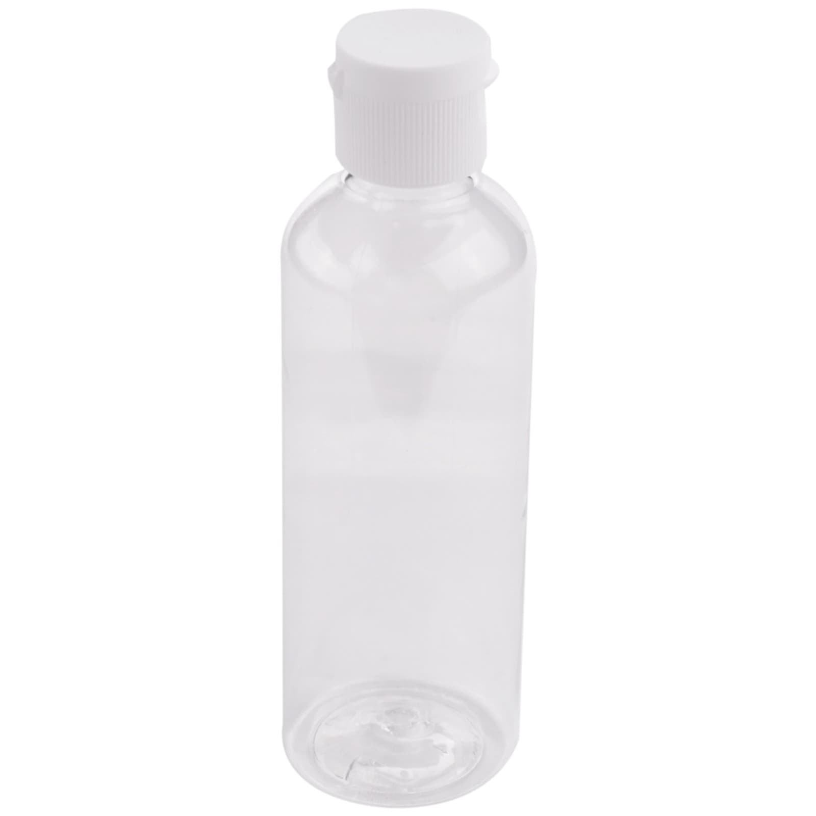 4 x 100ml Plastic Clear Flip Bottles Travel Shampoo Lotion  Container Z6K91420