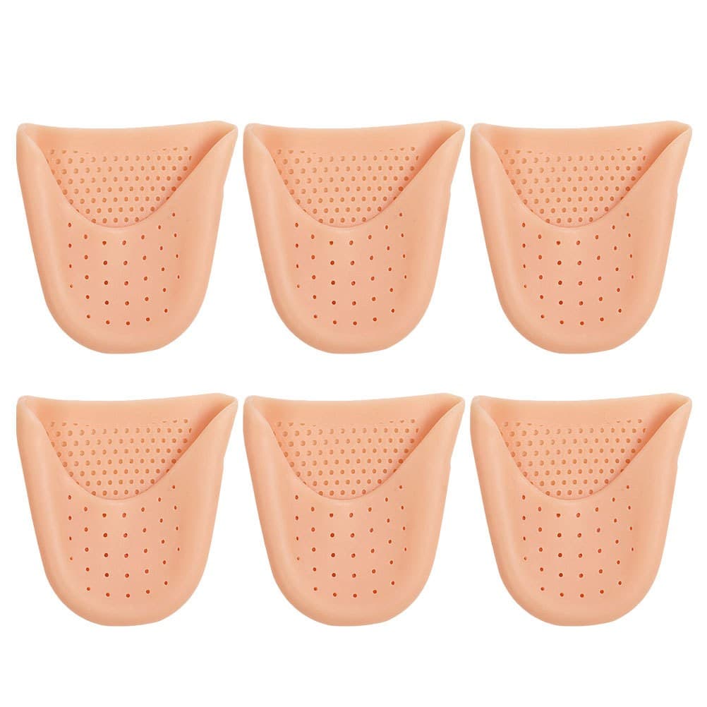 3 Pairs Comfortable Toe Protectors Breathable Design For Dancers