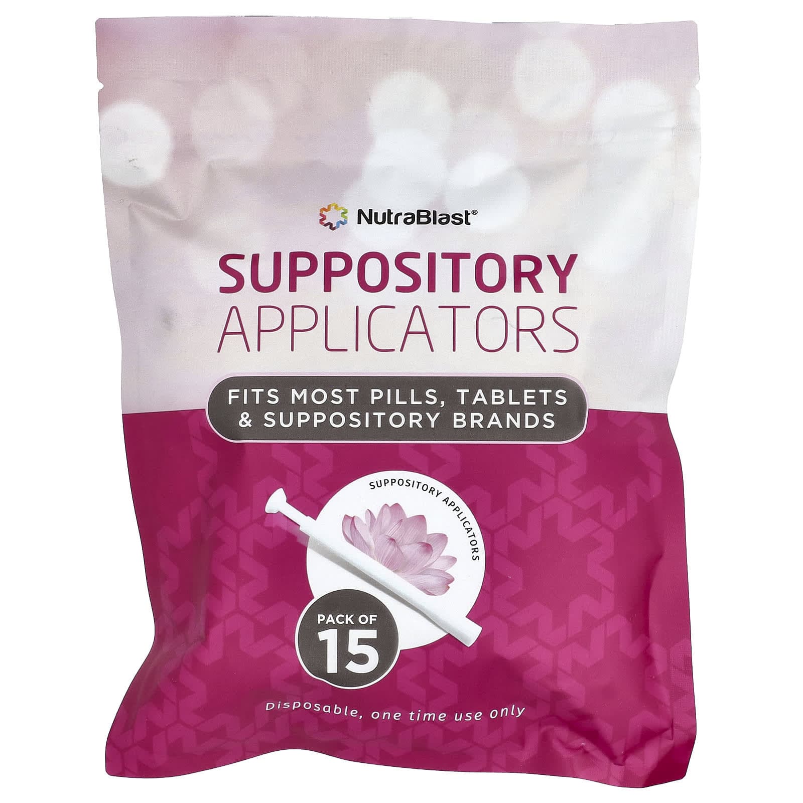 NutraBlast, Suppository Applicator, 15 Count