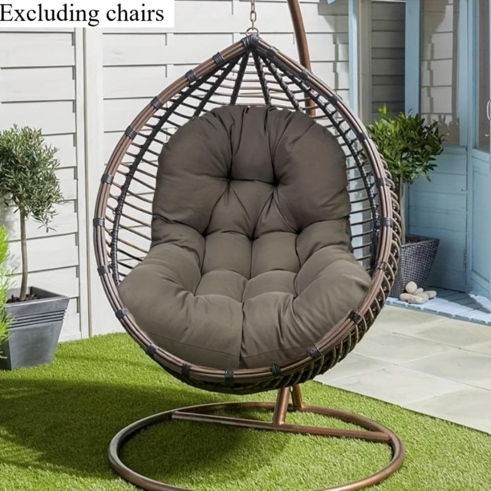 Outdoor hanging basket chair Sitting cushion all season hanging chair Cushions Balcony Garden Cushion Hammock chair Cushions blue
