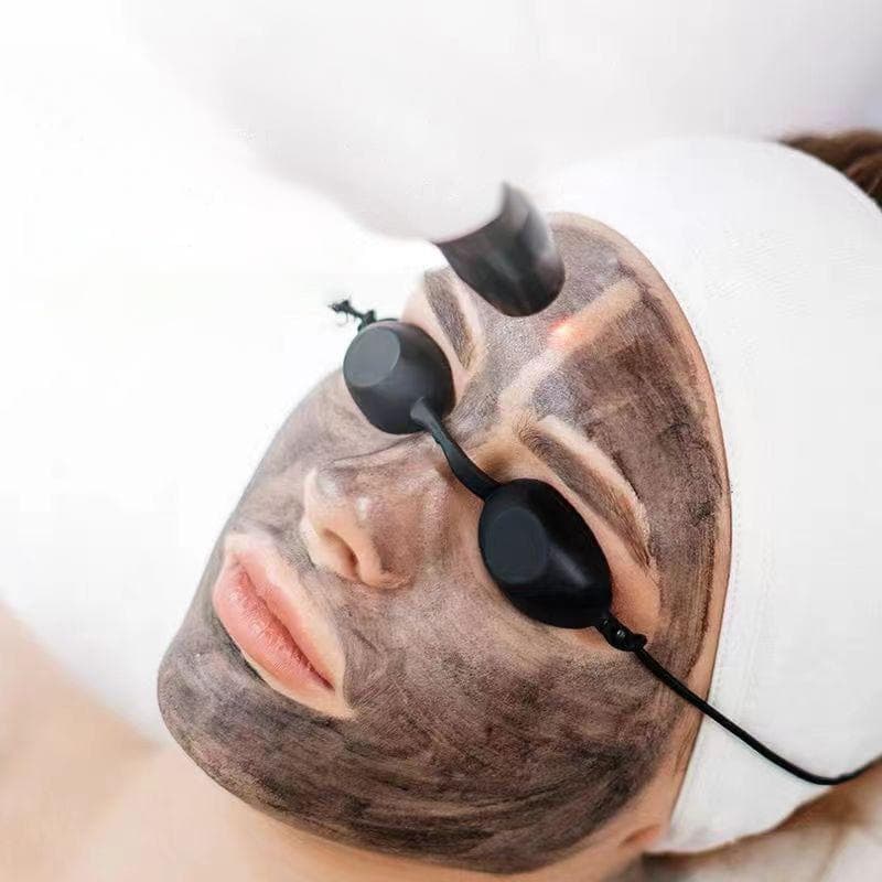Silicone Protectve Eye Goggle For Ipl Laser Led Uv Lamp Treatment Flexible Uv Eye Protection Sunbed Tanning Goggles Mask black