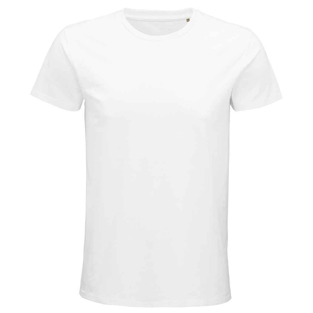 SOLS Unisex Adult Pioneer Organic T-shirt (white) - Size Small | SOLS Sale | Discount Designer Brands