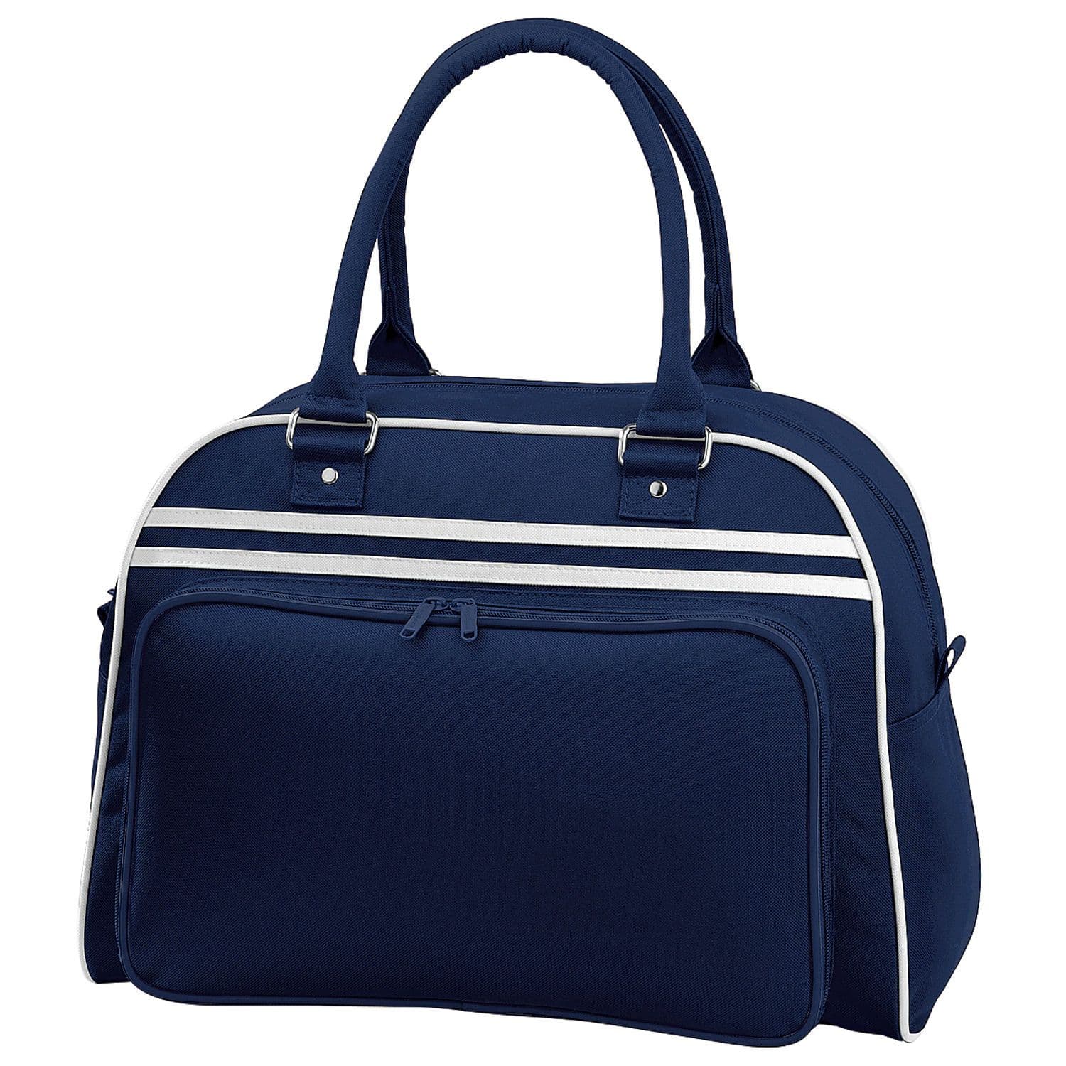 Bagbase Men's Retro Bowling Bag (23 Litres) Pack of 2 in Mid Navy