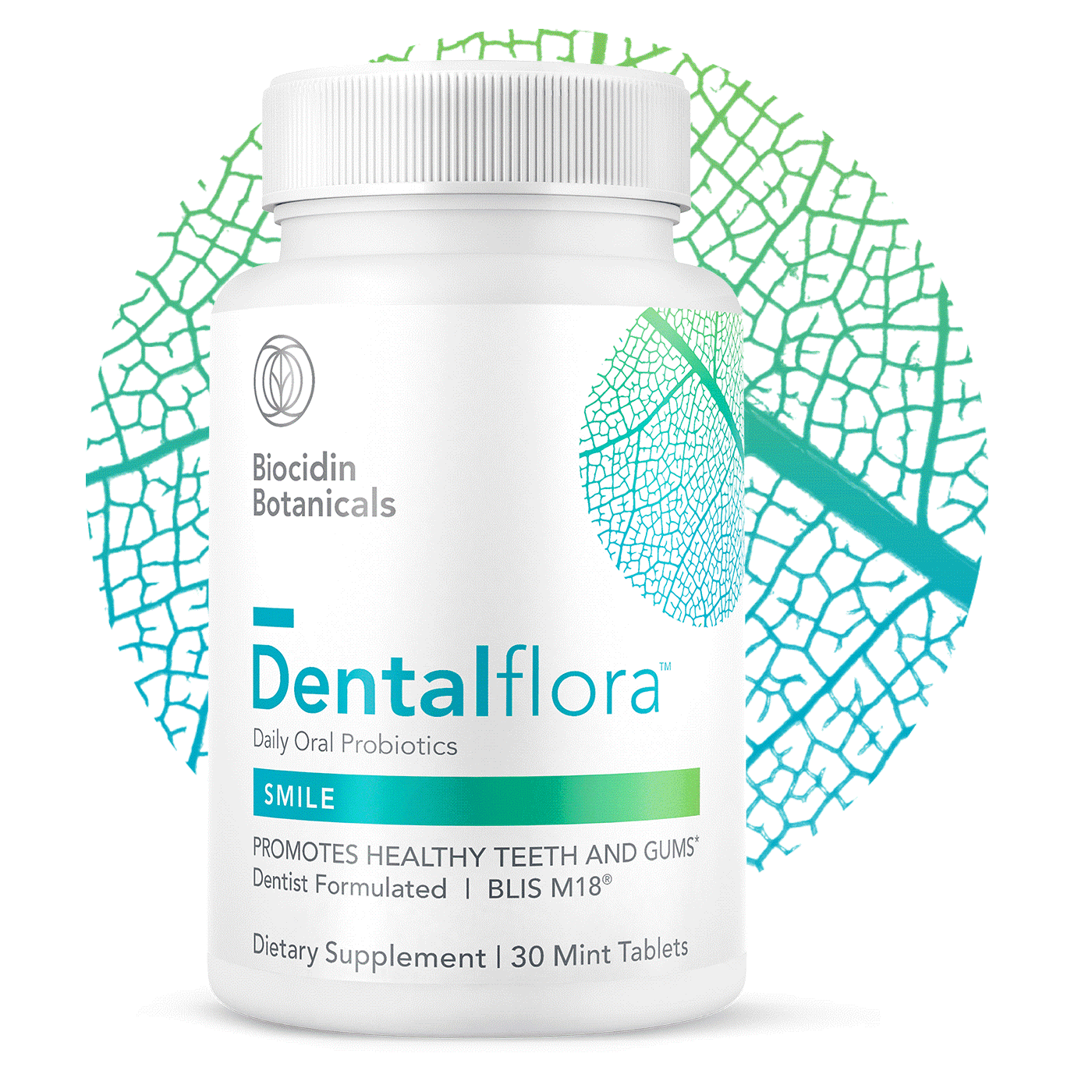 Dentalflora®Daily Oral Probiotics (30 Tablets) - Biocidin Botanicals