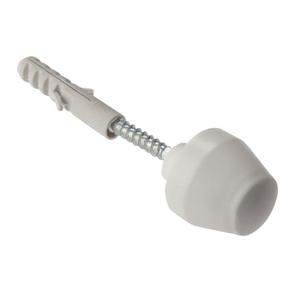 ForgeFix SWFK8120 Sanitary Ware Fixing White Cap M8 x 120mm 1 Pair