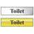 Scan 6051 Toilet - Polished Brass Effect 200 x 50mm view 2