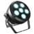 Cameo CLROOTPAR6 ROOT PAR 6 LED PAR Spotlight 6x12W 1800lm DMX Black view 2