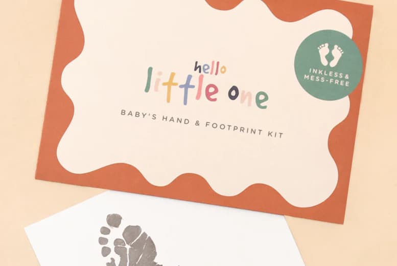 Letterbox Gifts - Baby's Hand & Footprint Keepsake Kit | Wowcher