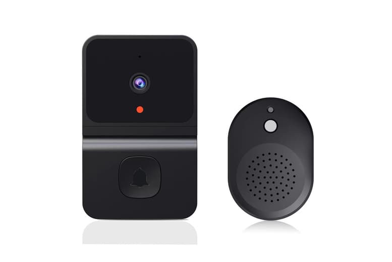 Wireless Smart Video Doorbell Camera with Night Vision & App Control - Two-Way Audio, 100° Wide Angle | Wowcher