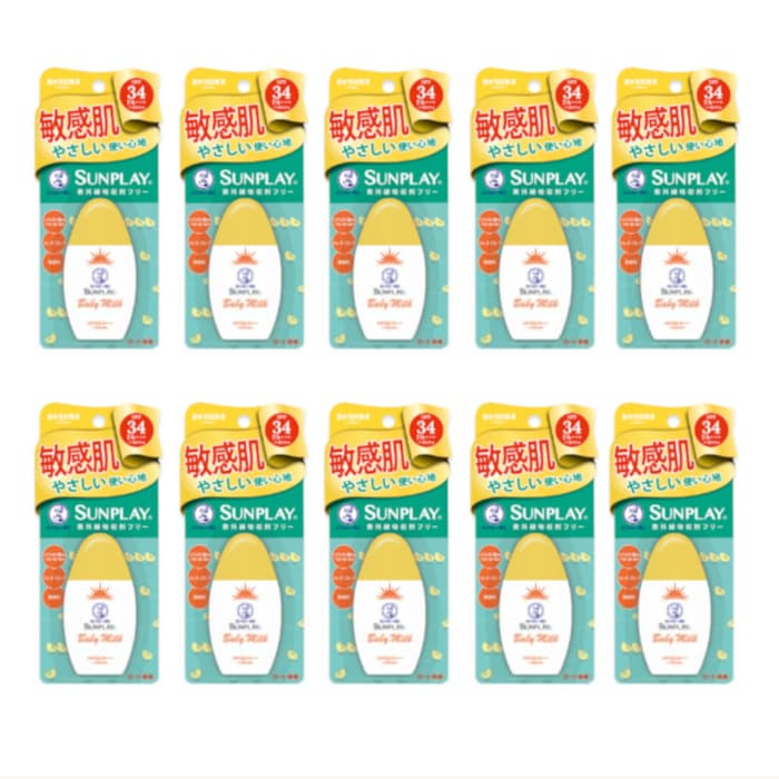 Rohto Mentholatum Sunplay Baby Milk SPF34 PA+++ - 30g (10ea) Set