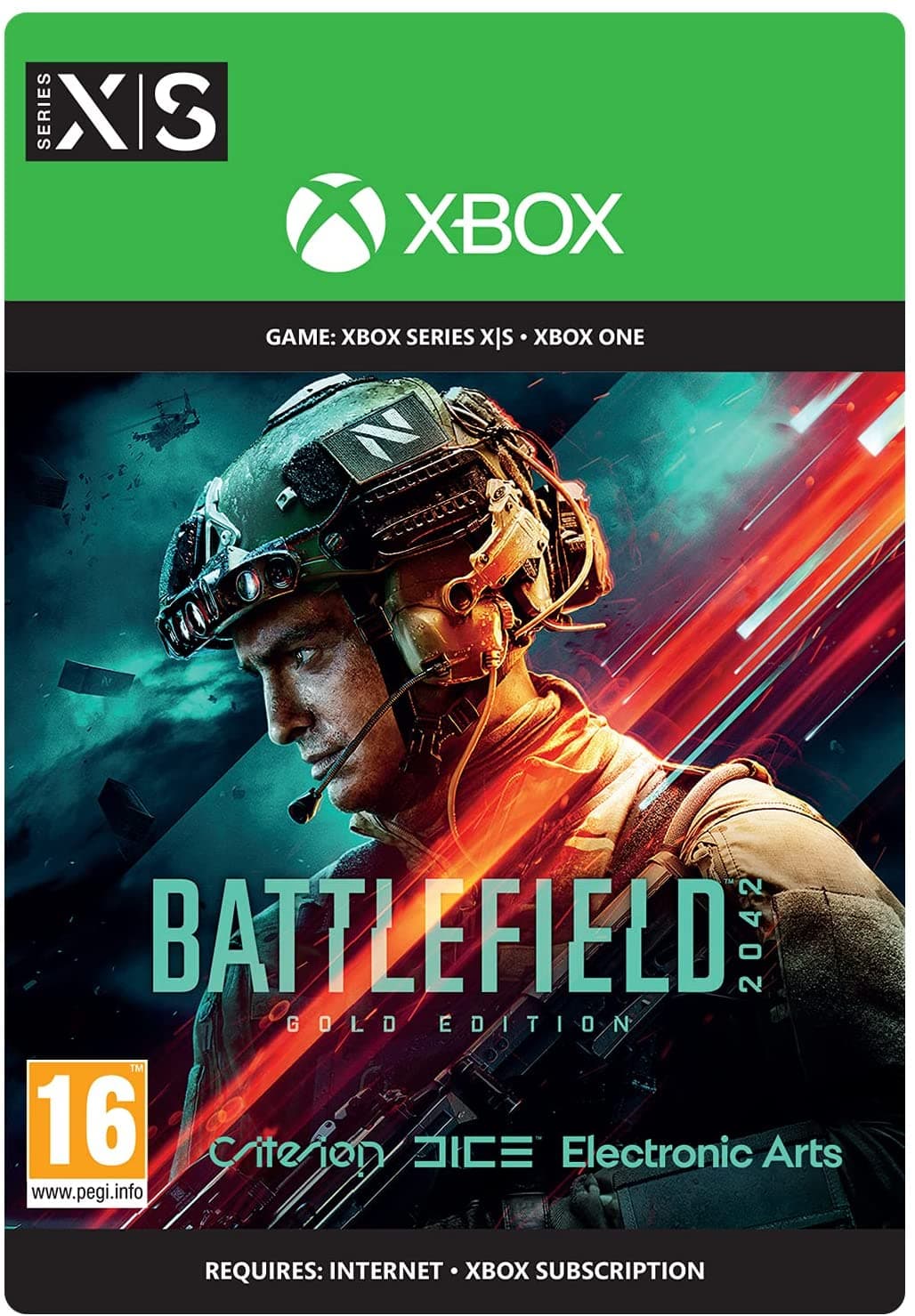 Battlefield 2042 Gold Edition Key for Xbox One/Series X (EU & UK)
