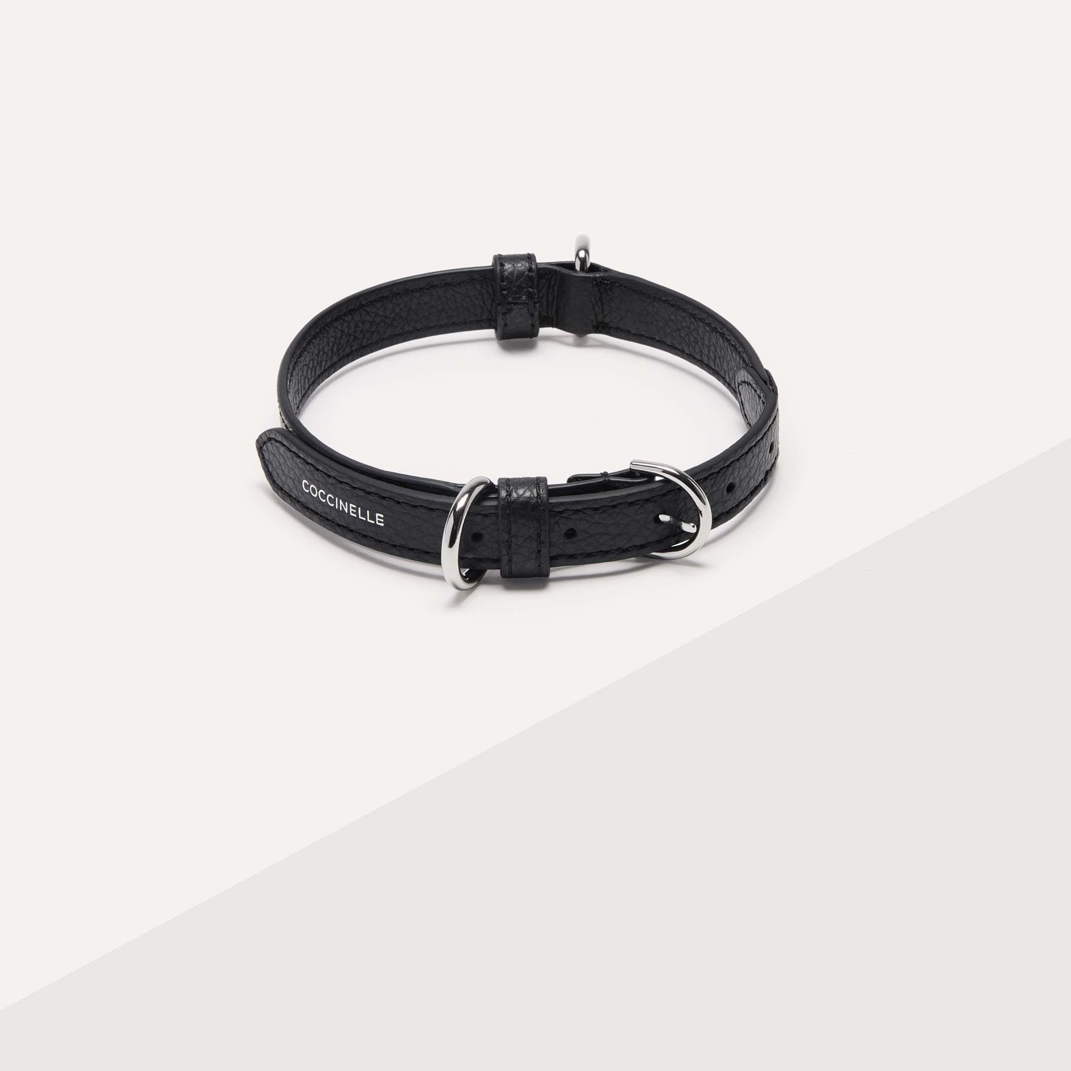 Coccinelle Monogram Coated Canvas and Grained Leather Collar Pet Accessories