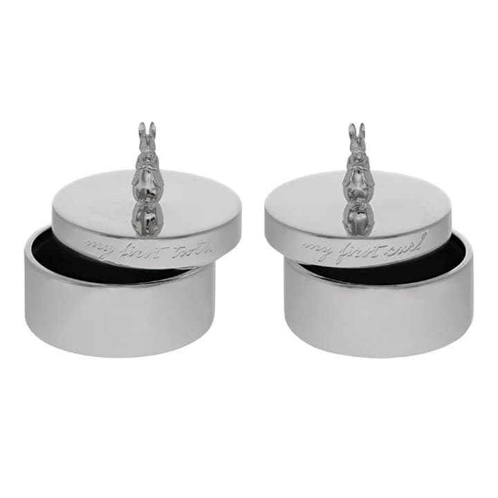 Beatrix Potter A32329 Peter Rabbit Silver Plated Tooth And Curl Set - P87139