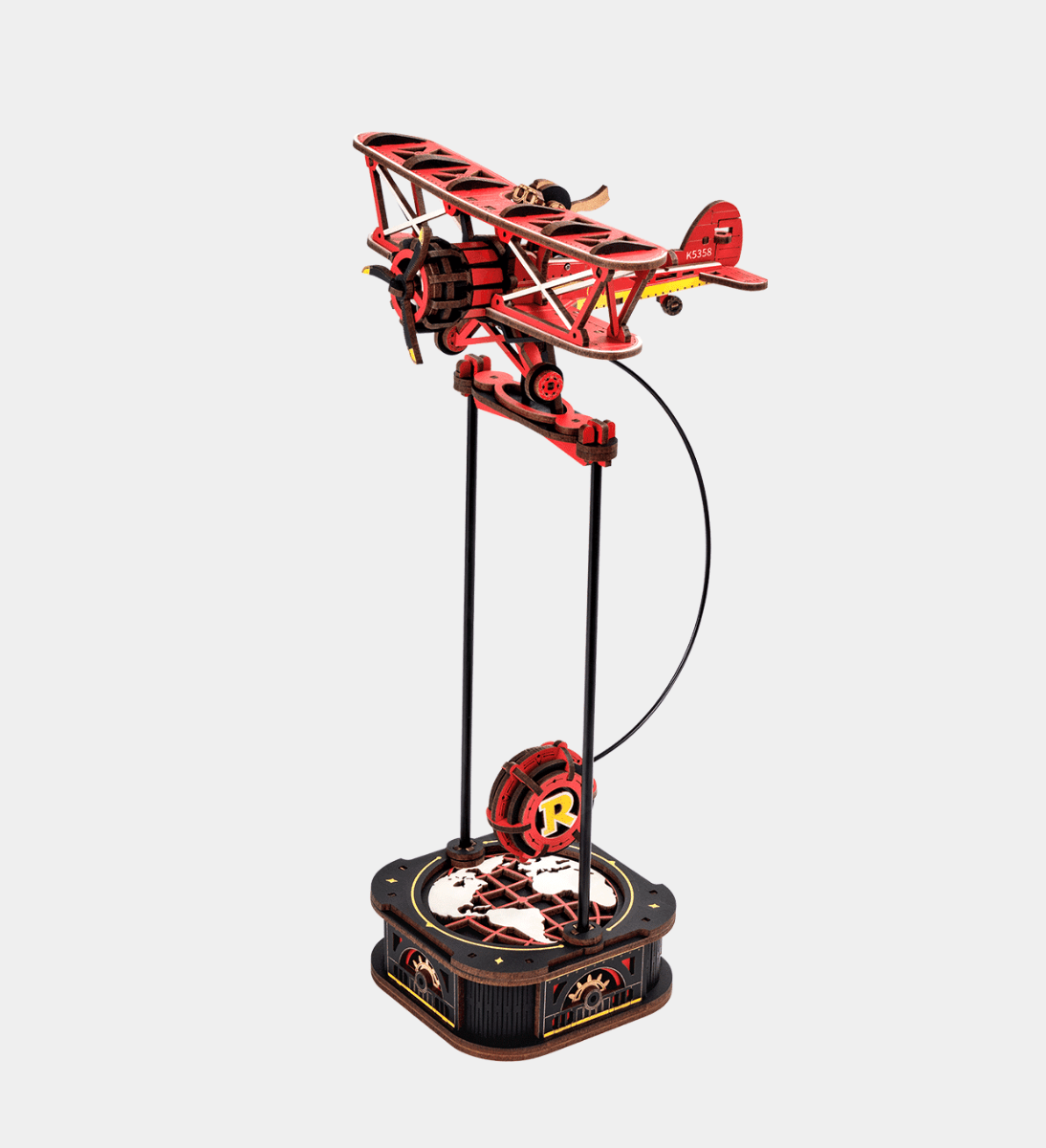 ROKR Sky Captain Pendulum Wooden Model Kit