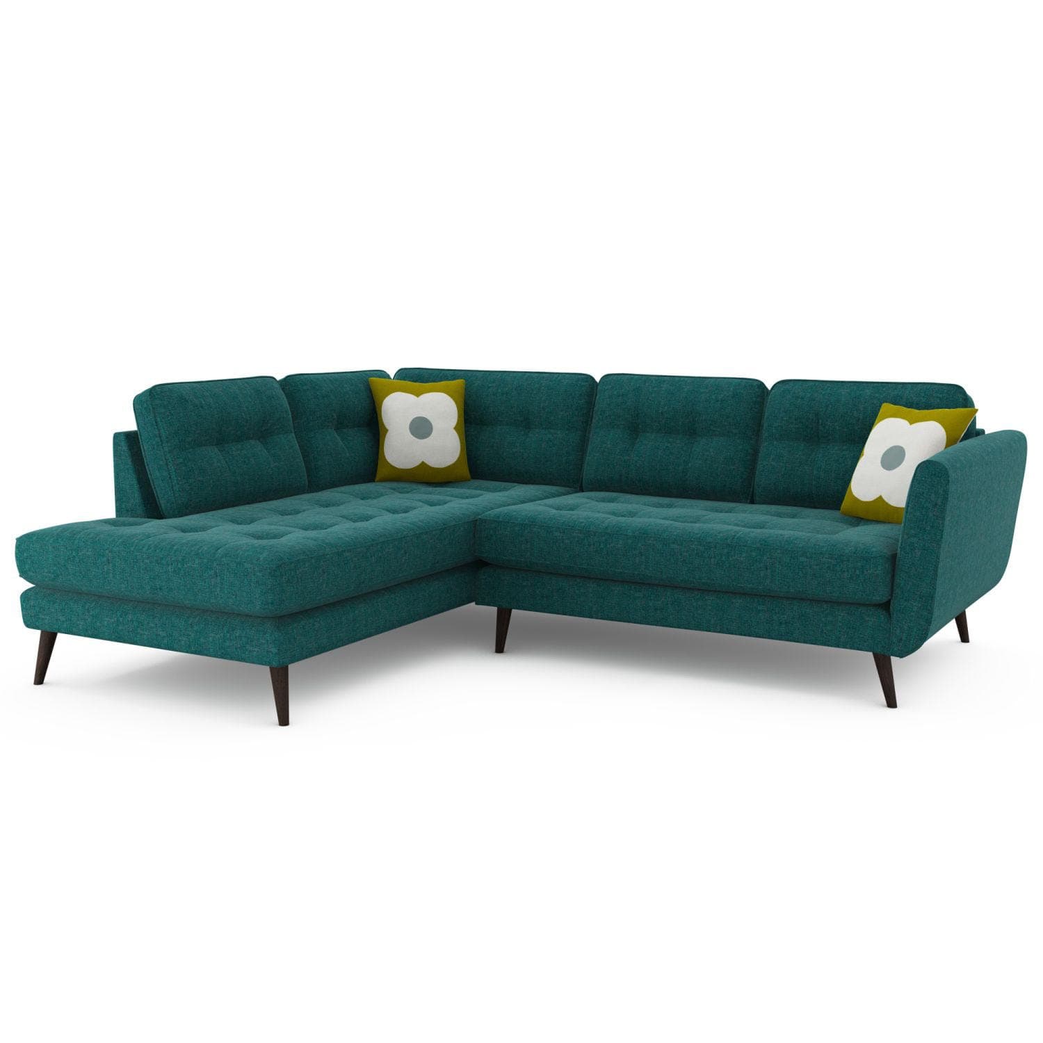 Orla Kiely Ivy Right Hand Facing Fabric Corner Sofa