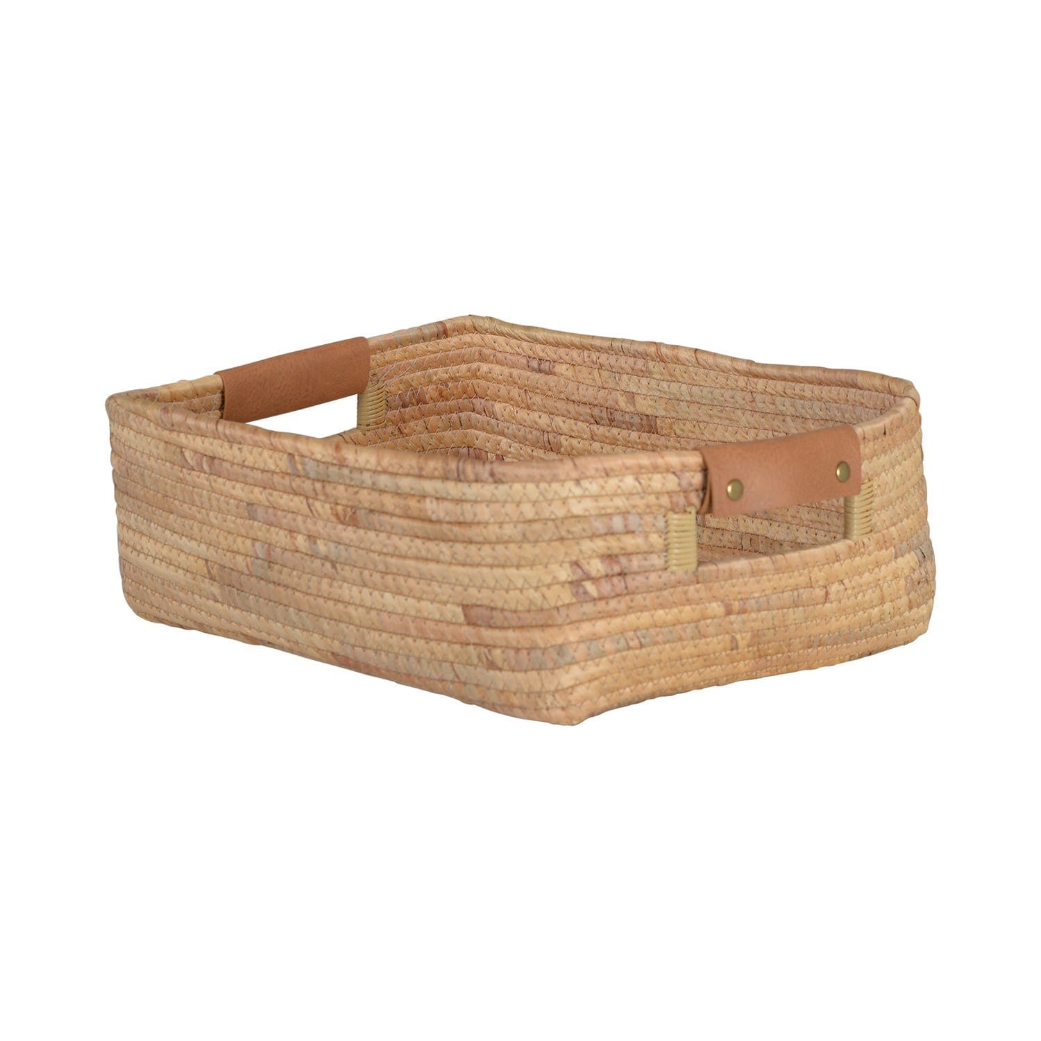 Casa Water Hyacinth Storage Tray, Small, Brown