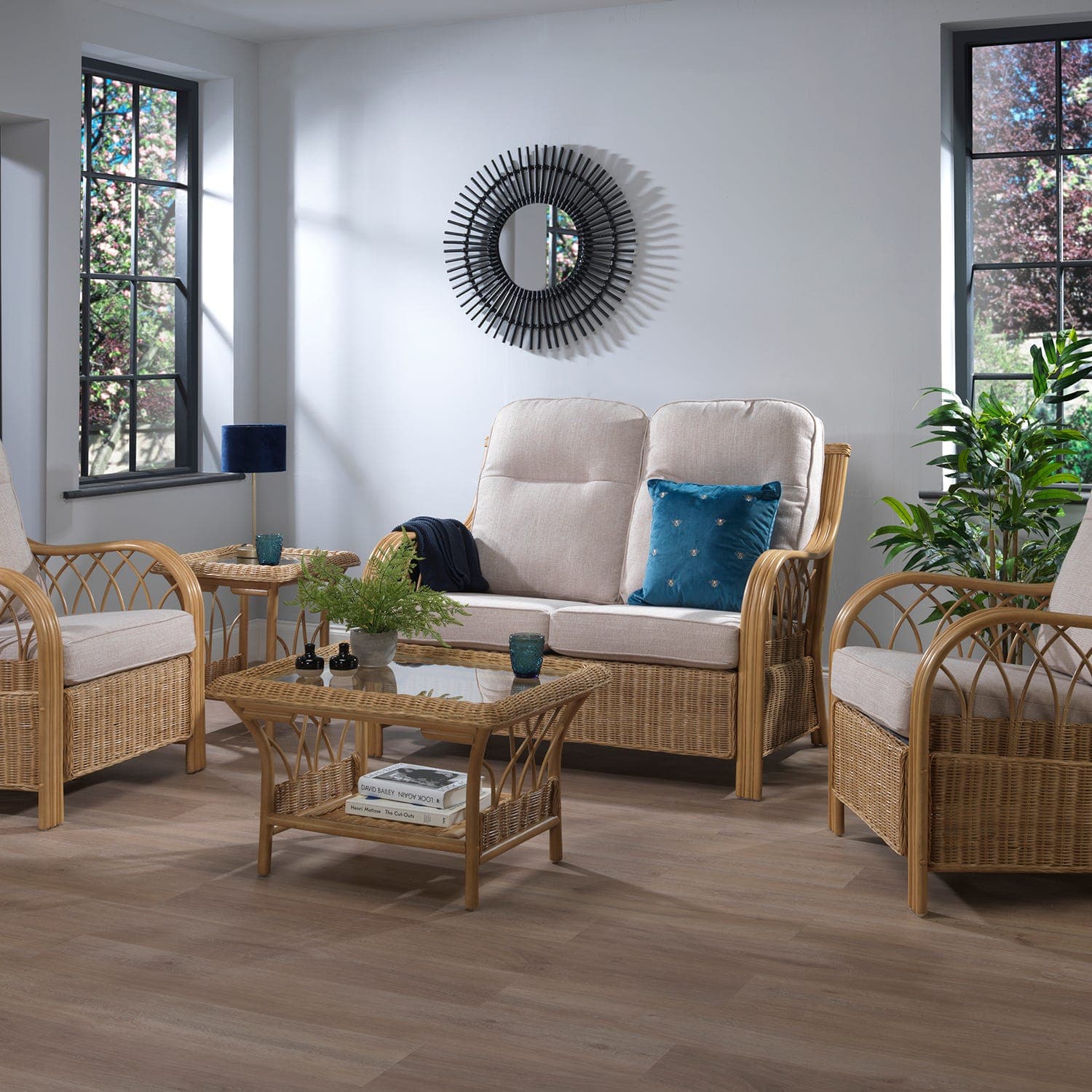 Desser Viola 2 Seater Cane Sofa