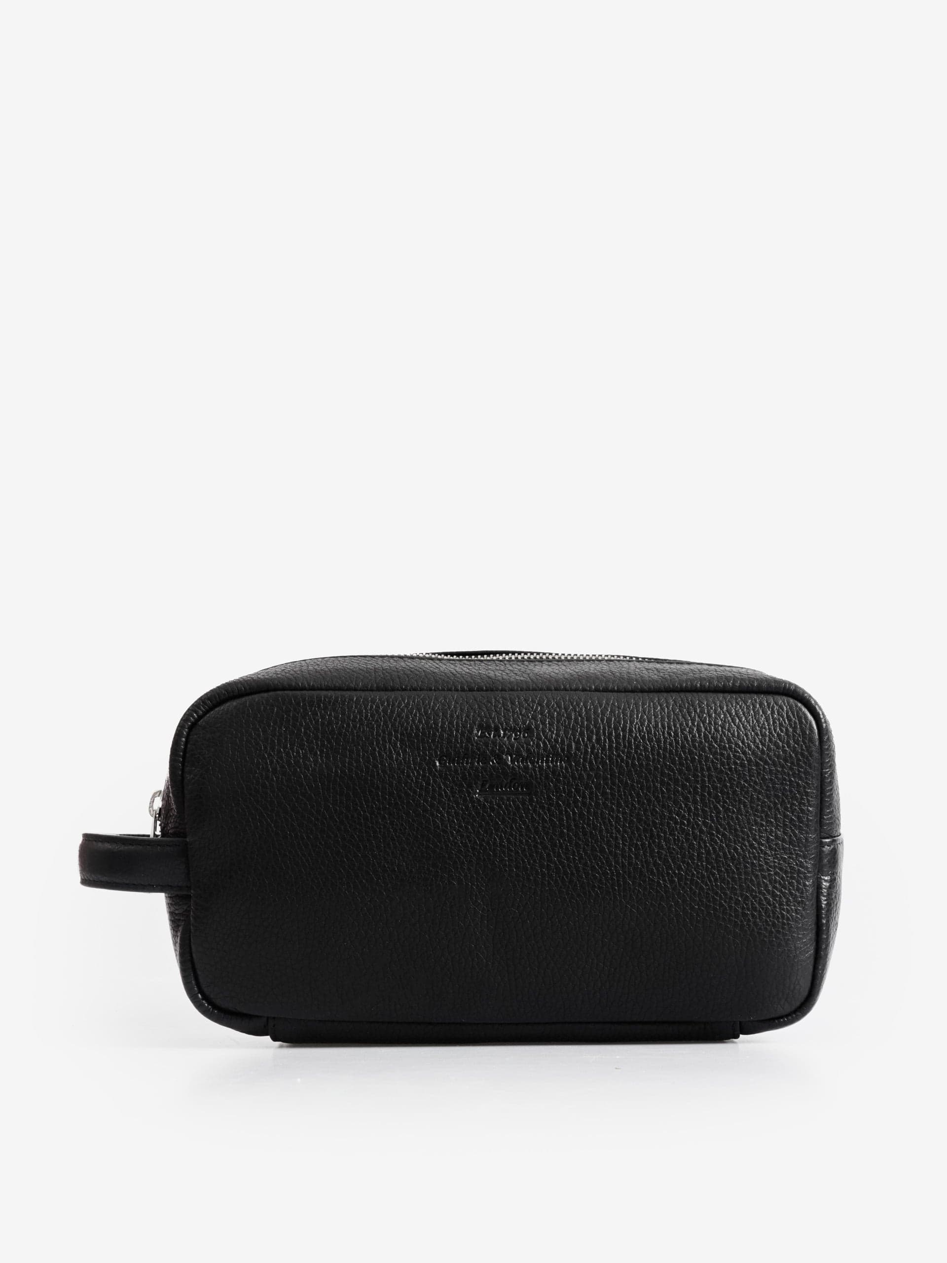 Guthrie & Valentine Mens Leather Washbag ONE SIZE