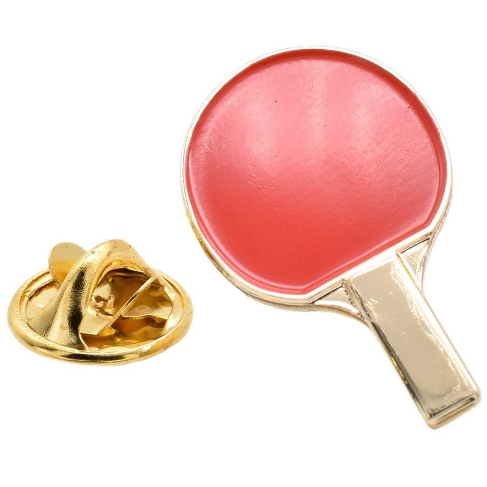 Table Tennis Bat Lapel Pin Badge