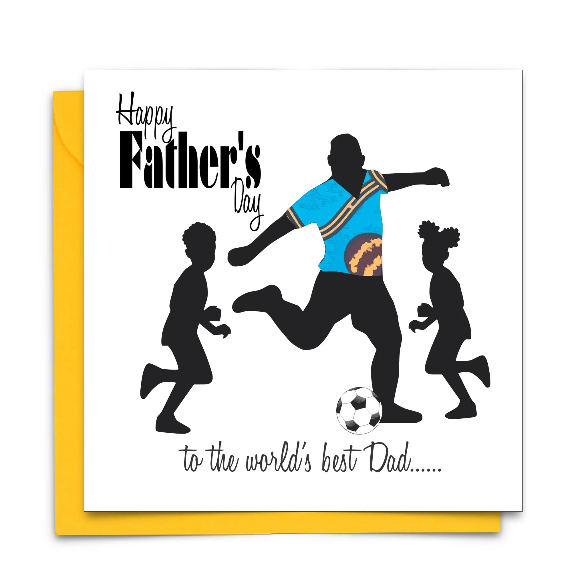 Sports Dad Father's Day Card Kente