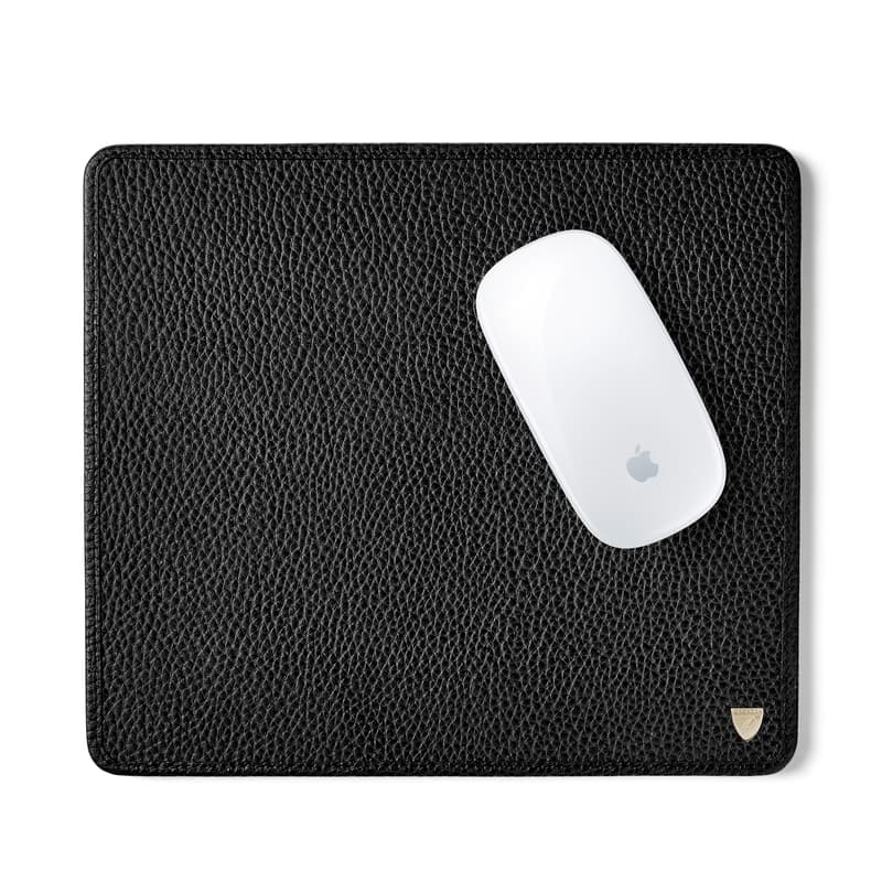 Aspinal of London Mouse Pad in Black Pebble