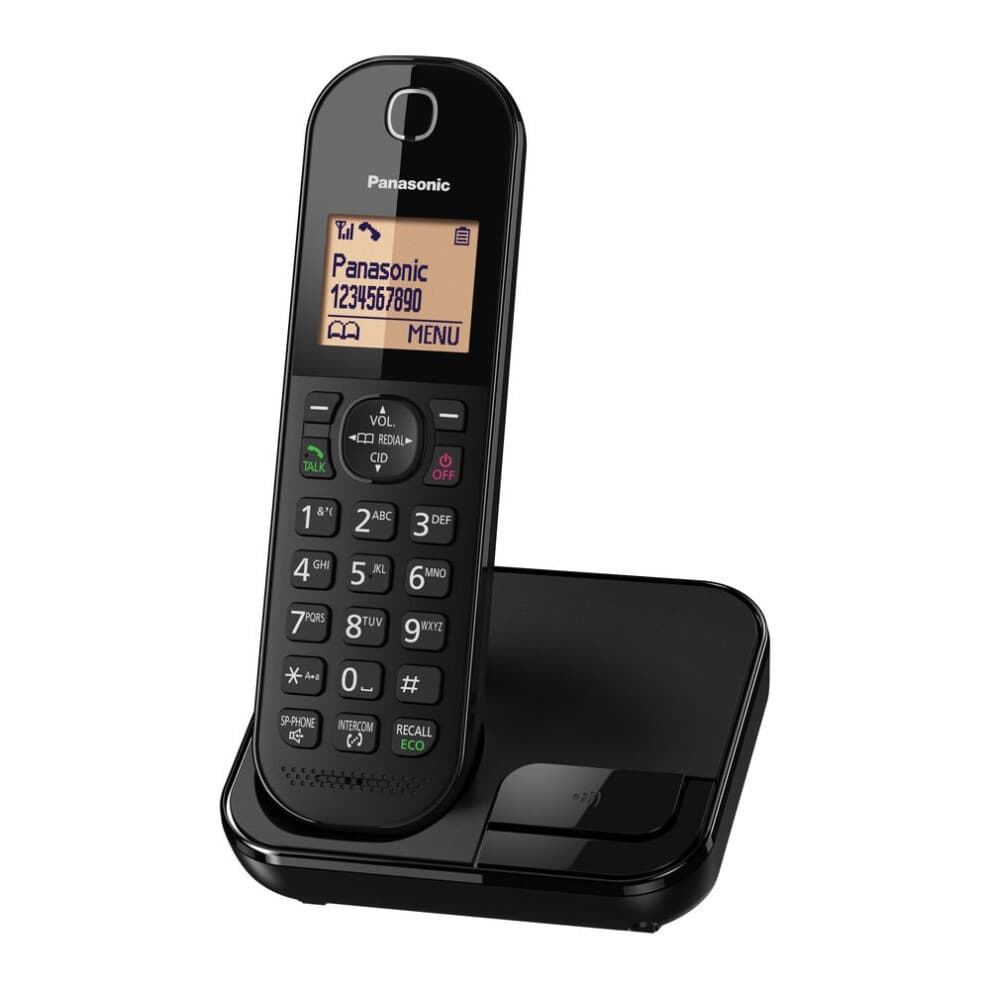 Panasonic KX-TGC410EB Digital Cordless Phone with Nuisance Call Blocker - Black (Pack of 1)