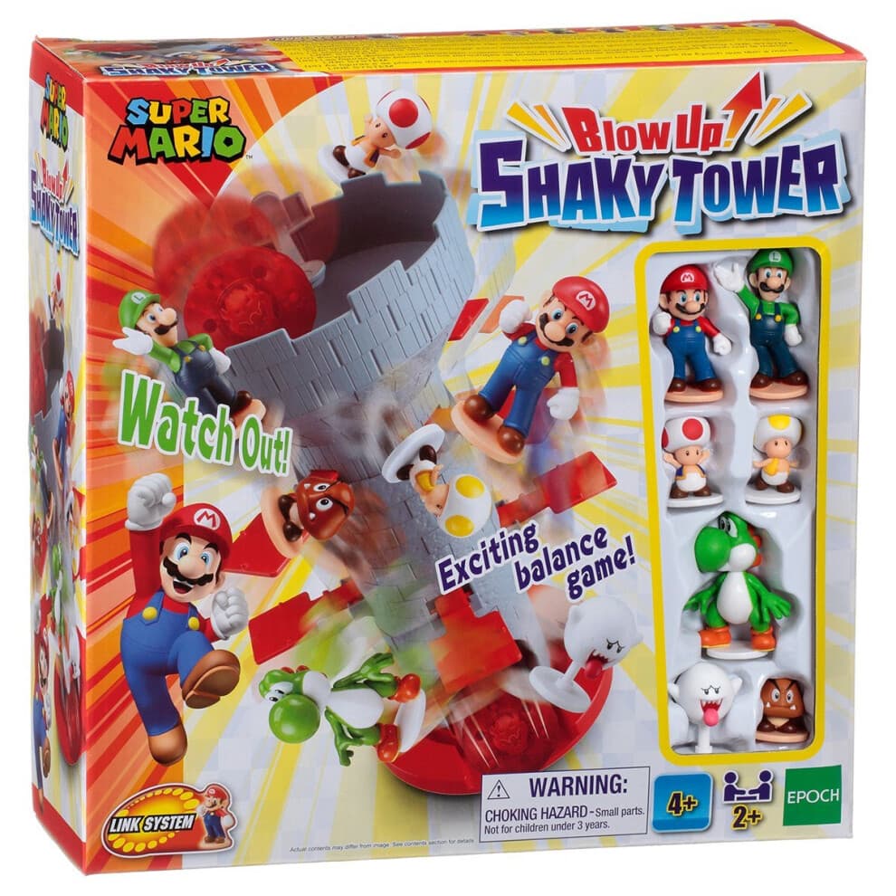 Super Mario Shaky Tower Family Game - Board Game