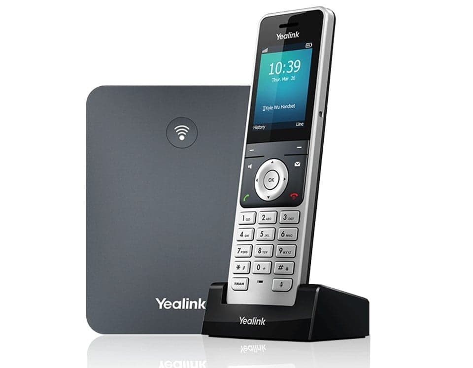 Yealink W76P Wireless IP Mobile Phone 20 Lines Grey 1000 Entries W76P