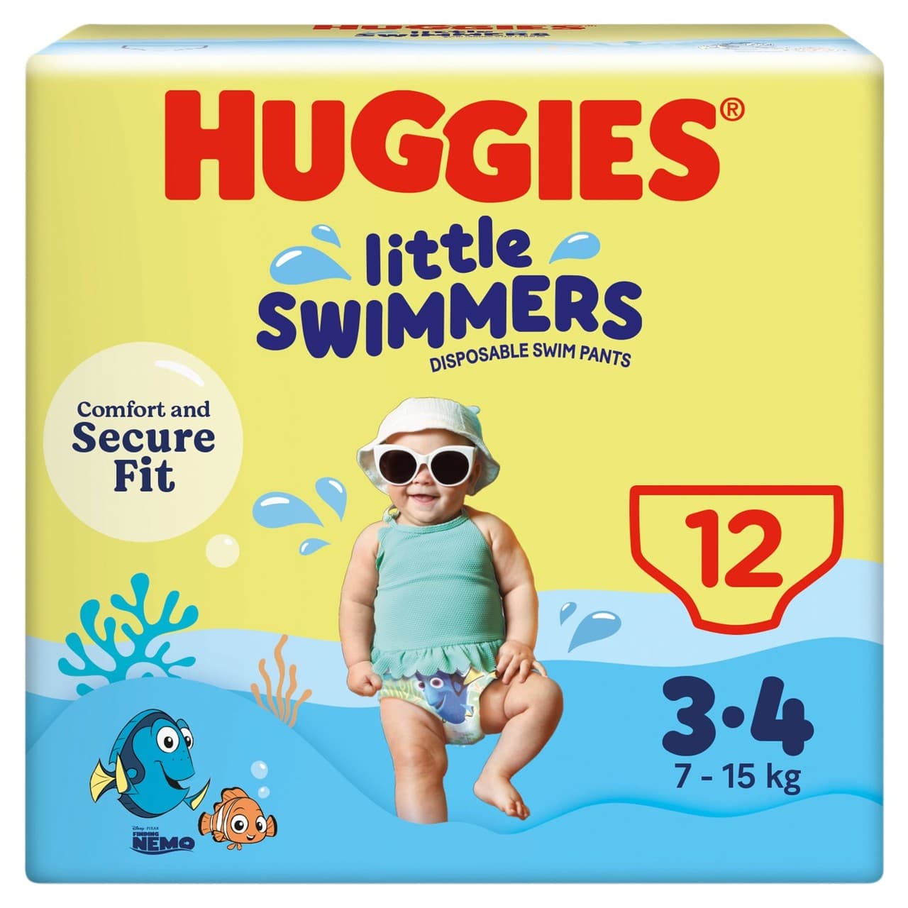Huggies Little Swimmers Swim Nappies Size 3-4