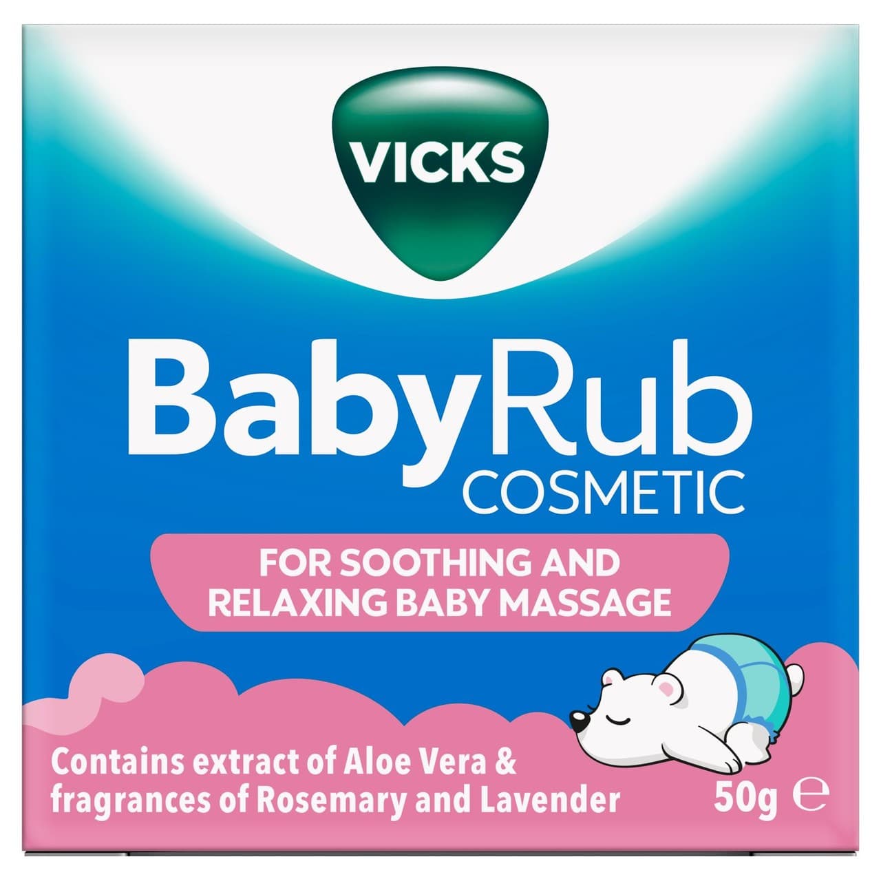 Vicks BabyRub Ointment For Soothing and Relaxing Baby Massage Jar