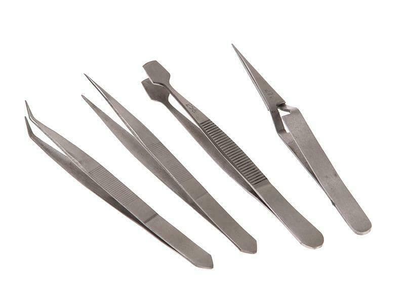 Faithfull Tweezer Set| 4 Piece FAITWSET4