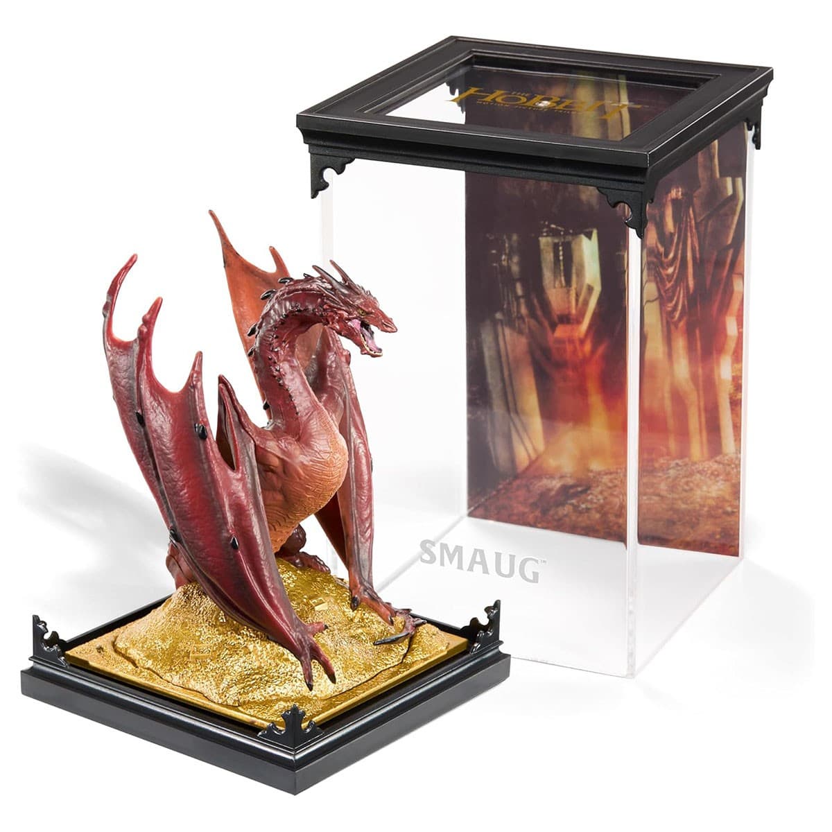 The Hobbit Smaug Collectors Display Statue - 7\" Tall - The Noble Collection
