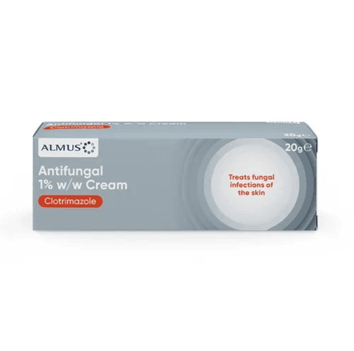 Clotrimazole Cream 1% - 20g - Thrush Nappy Rash Ringworm CANESTEN Equivalent
