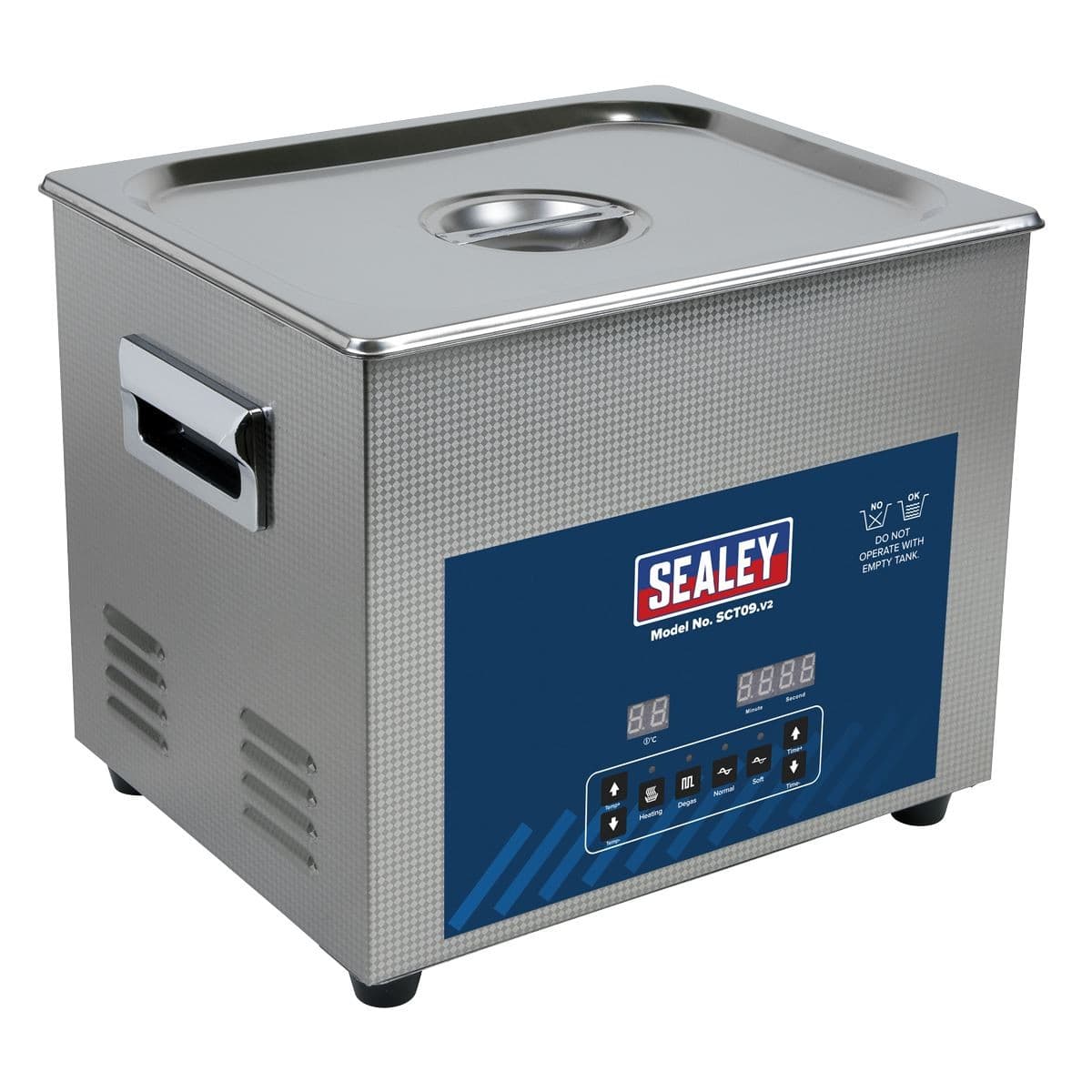 Sealey Ultrasonic Parts Cleaning Tank 9L SCT09