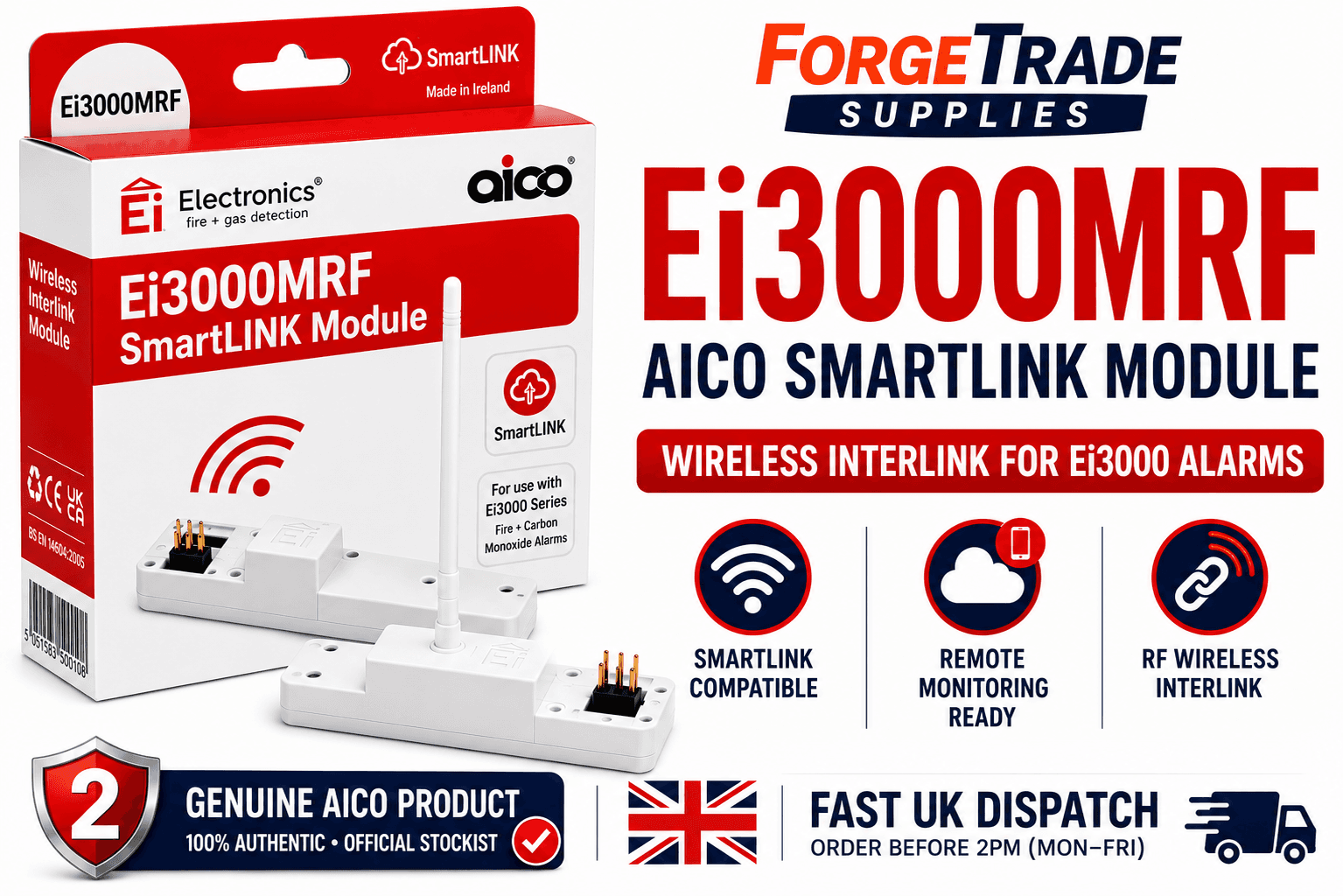 Ei3000MRF Aico SmartLINK Module Wireless Interlink Remote Monitoring Aug 33