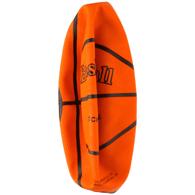 Size 7 Basketball Orange Rubber Deflated Indoor Outdoor Ball Game Sports Fun