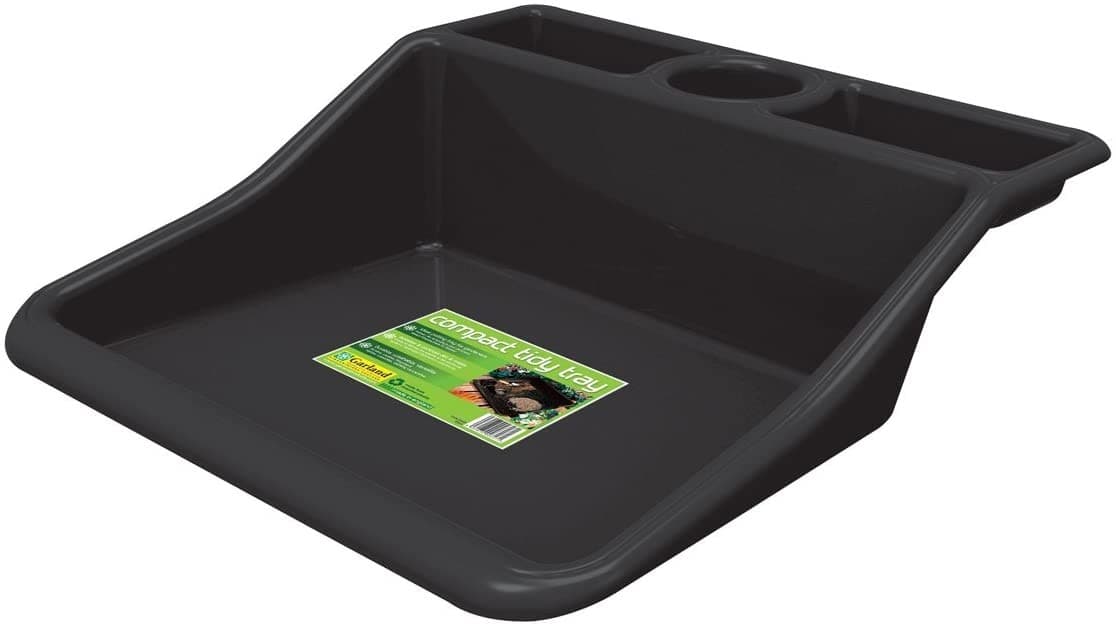 Garland Compact Gardeners Black Tidy Tray Ideal For Potting 49 x 50 x 15cm G185B