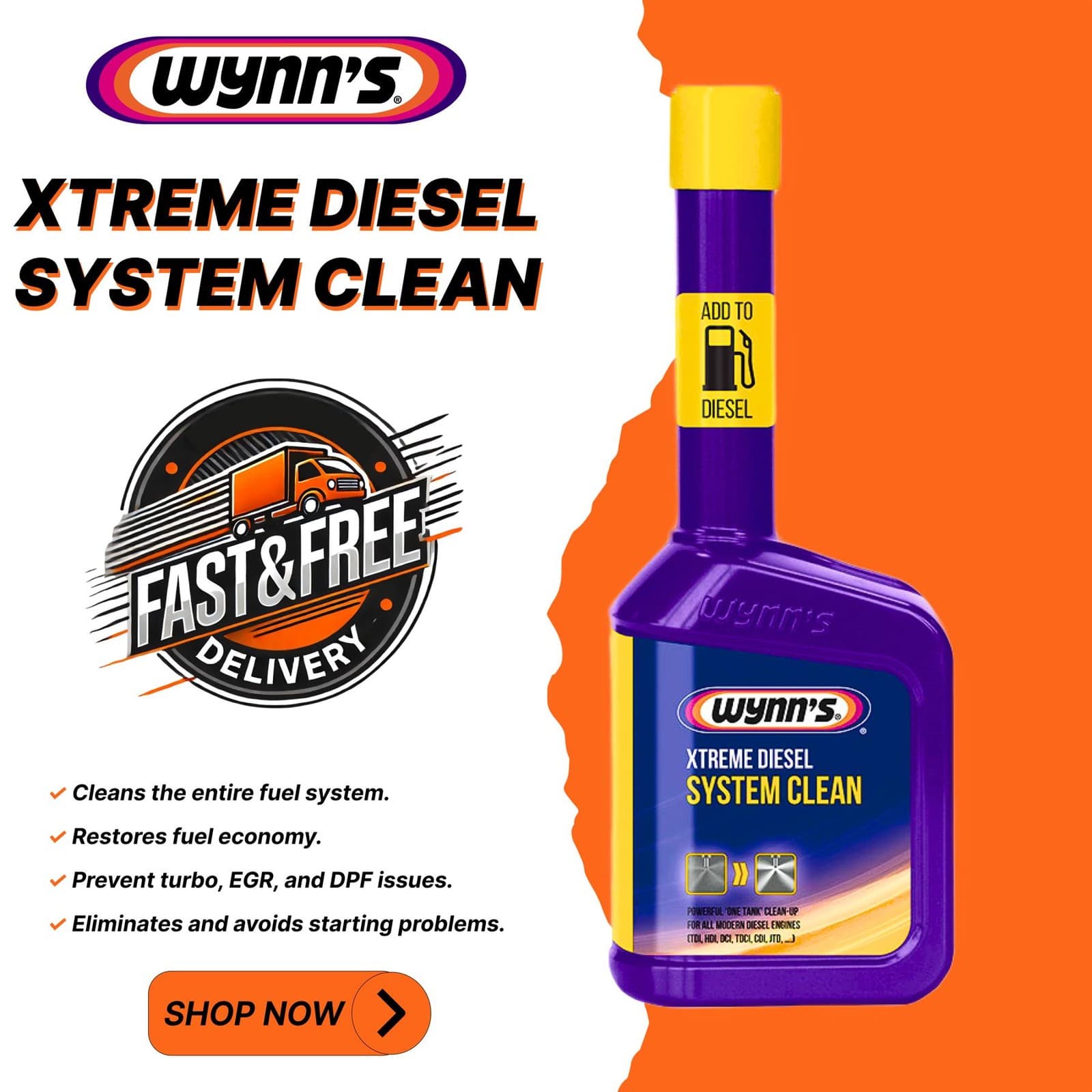 Wynn's Xtreme Diesel System Clean