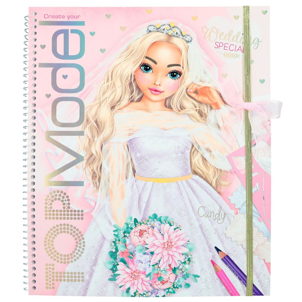 TOP Model Sticker Book Create Your Special Wedding Depesche