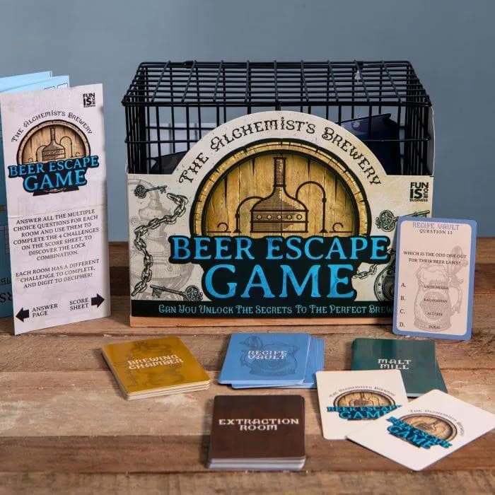 Beer Escape Game Brain Teaser Puzzles Adult Party Activity Drinking Games