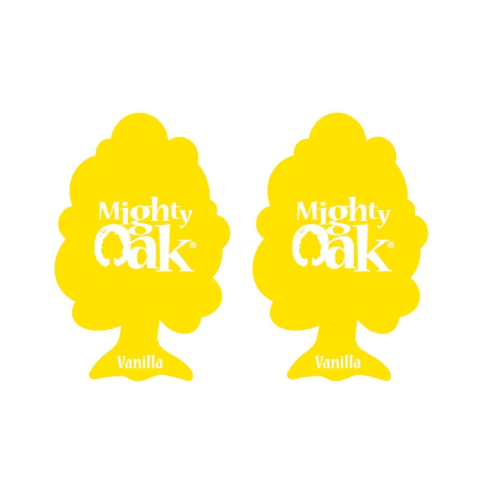2 x Mighty Oak Car Air Freshener Freshner Fragrance Scent - Vanilla