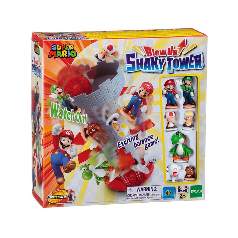 Super Mario Blow Up! Shaky Tower Game
