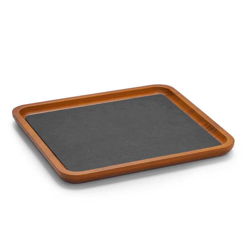 Oirlv Wooden Jewelry Organizer Tray Jewelry Ring Bracelet Necklace Viewing Tray Watch Jewelry Display Tray Jewelry Storage Plate