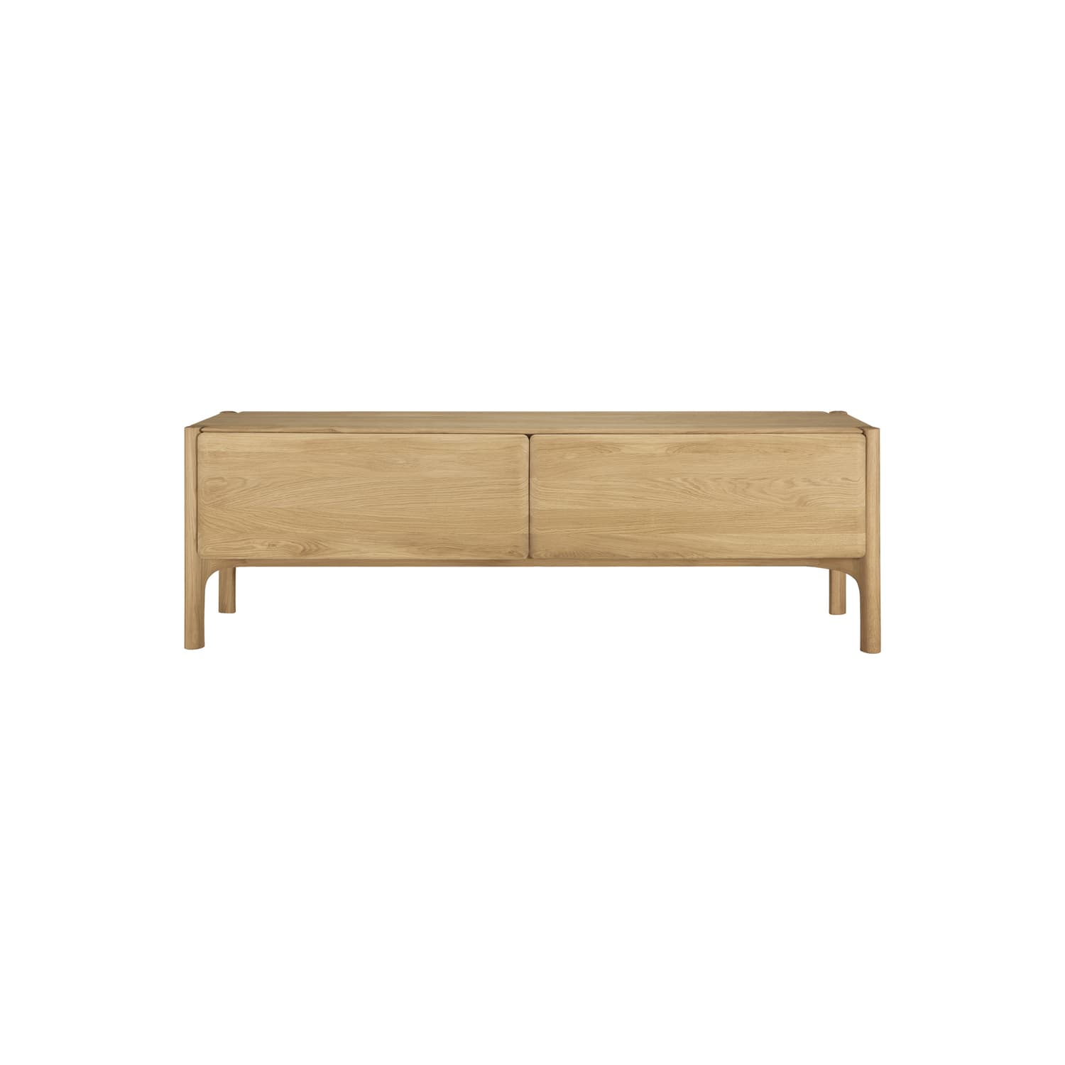 Ethnicraft - TV unit PI - Natural wood - Oiled solid oak - Designer Alain van Havre