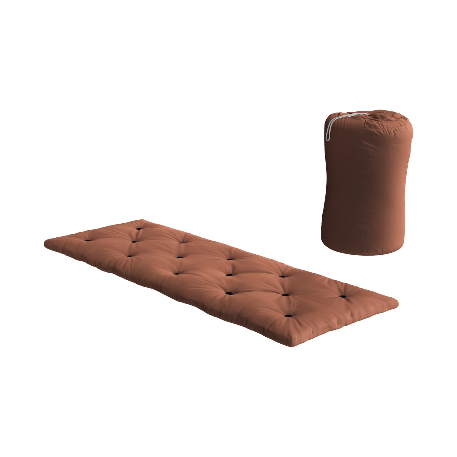 KARUP - Futon mattress Bed in a Bag - Brown - Mixed-fibre