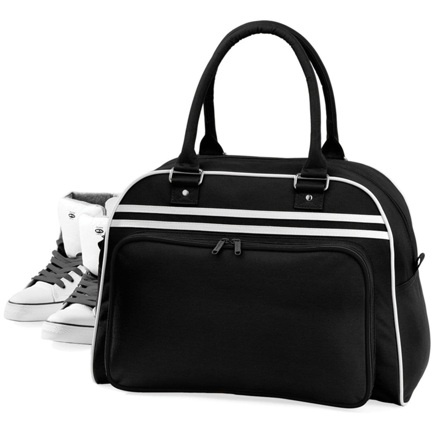 Bagbase Retro Bowling Bag (23 Litres) in Jet Black