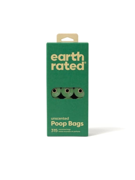 Earth Rated 315 Poop Bags 21 Rolls - Unscented