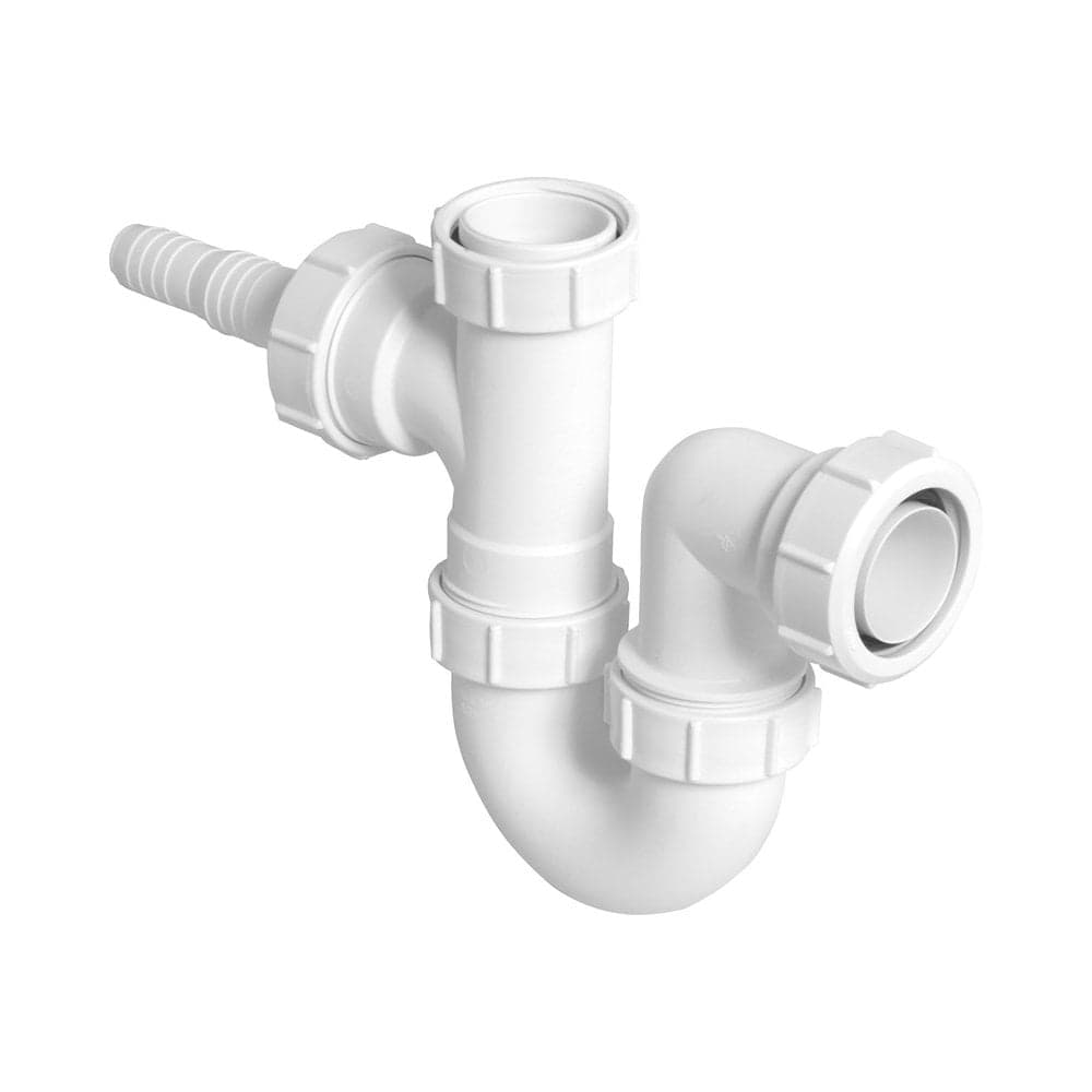 McAlpine Plumbing 1 1/2" WM2 Sink P Trap with Horizontal Domestic