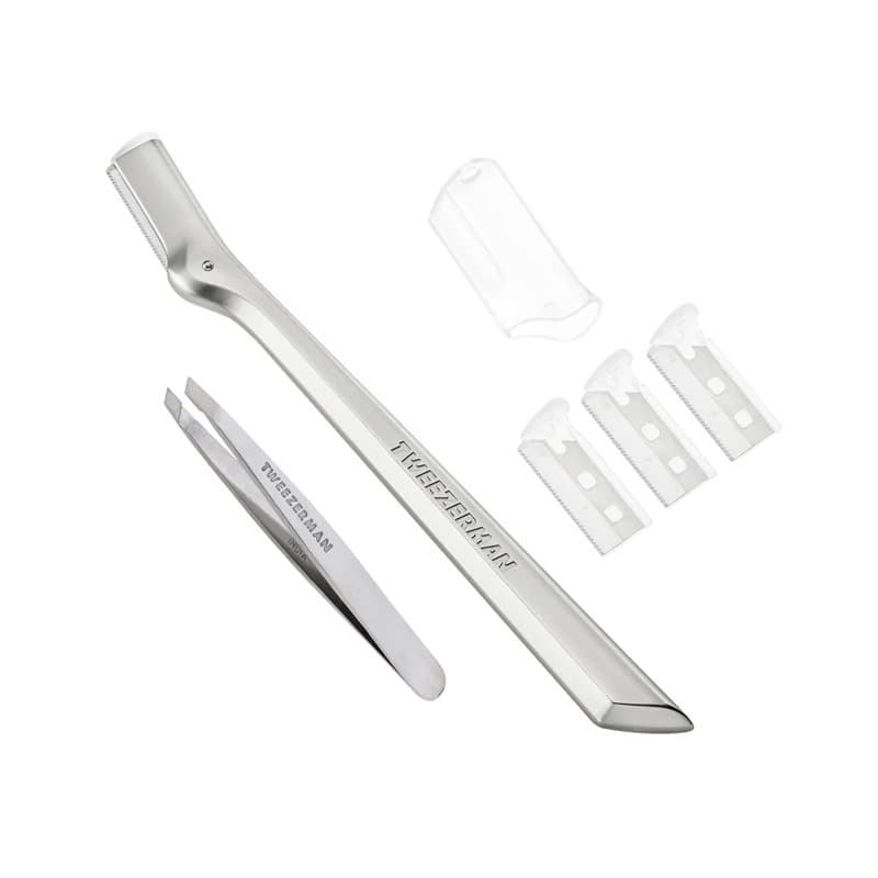 Tweezerman Brow Razor and Mini Tweezer Kit